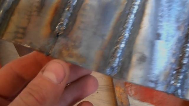 Сварочные швы выполненные сварочным инвертором FoxWeld (часть 4).mp4 смотреть онлайн