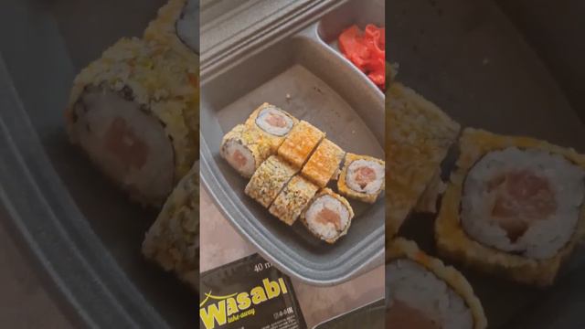 когда захотелось вкусненького... #роллы #еда #вкусно #сет #wasabiチャンネル смотреть онлайн