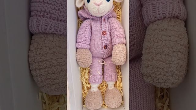 Вязаная игрушка "Барашек". смотреть онлайн
