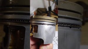 установка колец на поршни Сузуки Джими к6а.JB23W