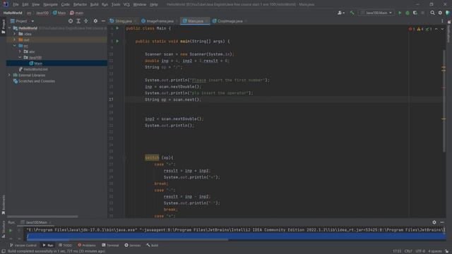 Java Course 6/100 Scanner class 2 , Calculator 3/3 смотреть онлайн