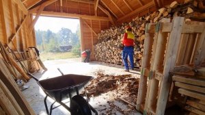 ? КАК  СУШИТЬ ДРОВA ? ?