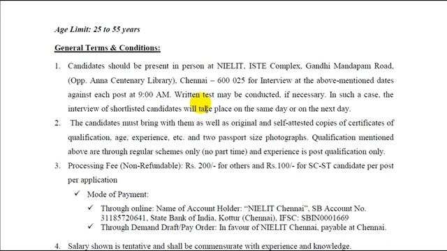 NIELIT Chennai Recruitment 2019 ¦¦ Apply Project Assistant, Officer, MTS / Tamil Job Alerts