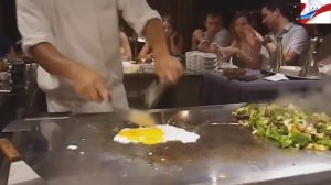 Японский повар виртуоз Тэппанъяки