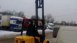 Вилочный дизельный погрузчик Hyundai 33DF-7, 2012 г.