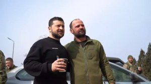 Зеленский Пиар - заезд на заправку в Константиновке