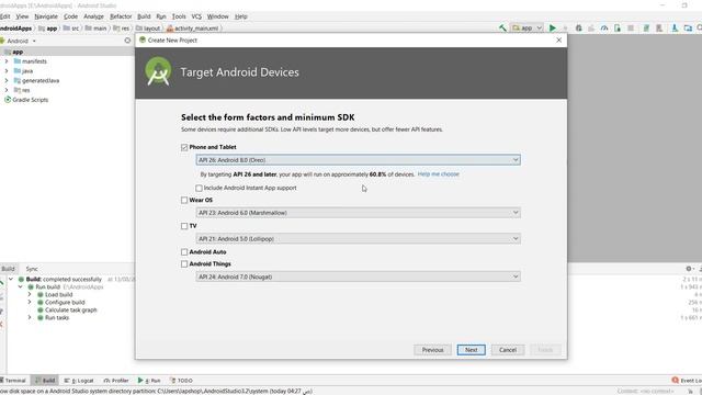 01 - Install Android Studio and Create Android App - شرح смотреть онлайн