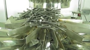 Фасовка гвоздей и других метизных изделий мультиголовочным дозатором