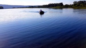 Вдвоем на лодке по Сибирской реке/ Моторный сплав 2019