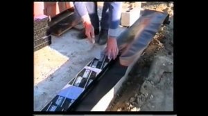 Монтаж пеностекла под несущими стенами - устранение мостиков холода