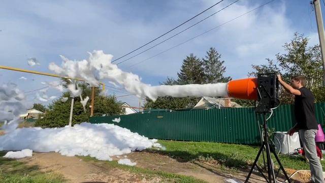 Пенная пушка для пенных вечеринок и пенного шоу смотреть онлайн