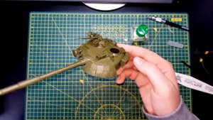 Звезда Т80УД полная сборка_Zvezda T80UD Full build 1_35