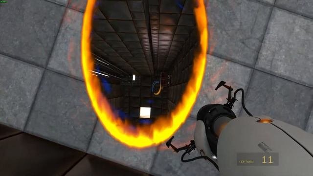 Portal (головоломки. минимум порталов камера 18)