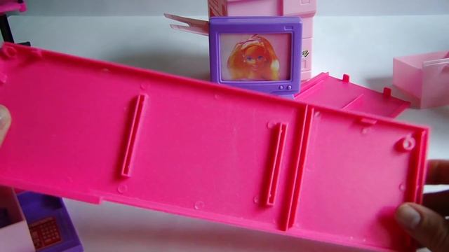 Офис для барби. Обзор. Мебель для кукол смотреть онлайн