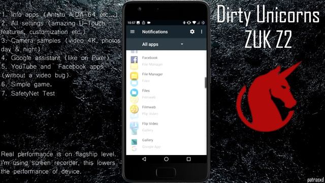 New King of ROMS? Dirty Unicorns l Lenovo ZUK Z2 смотреть онлайн