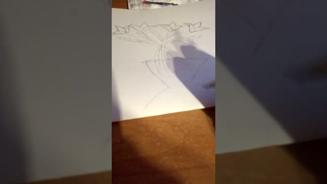 учимся рисовать цветок смотреть онлайн