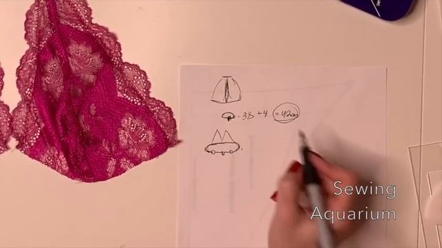 Как сшить Холтер Бра на базе бралета из кружева / Пошив холтер-бра с мягкой чашкой