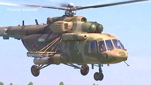 Работа российского вертолета РЭБ Ми-8МТПР-1 России на Украине