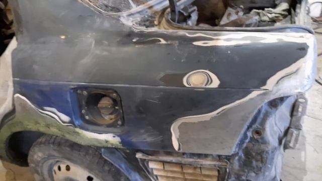 Toyota Corolla Небольшой ремонт кузова.mp4 смотреть онлайн