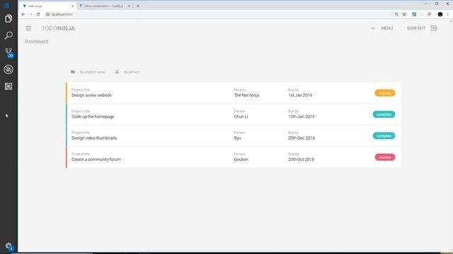 Vuetify Tutorial #22 - Menus