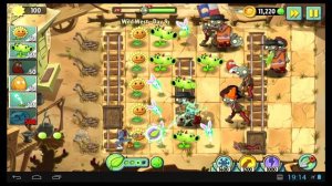 Как пройти 9 уровень в игре Растения против Зомби 2 Дикий запад