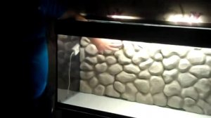 ОБЪЁМНЫЙ 3D ФОН ДЛЯ АКВАРИУМА СВОИМИ РУКАМИ