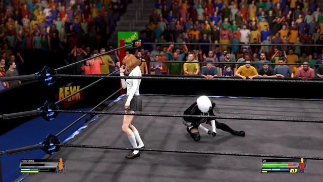 Henrietta VS 2B | WWE 2K22 | ANIME | Gunslinger Girl VS Nier Automata смотреть онлайн