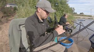 Как поймать леща в октябре на самодельную прикормку. Вкусный обед!