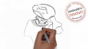 Как нарисовать мушкетера карандашом за 21 секунду