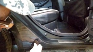 Антигравийные наклейки  LADA Vesta на заднюю арку (порог) #наклейки от #style45