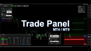 Trade Panel - торговый менеджер для ручной торговли на платформе Metatrader 4 и 5.