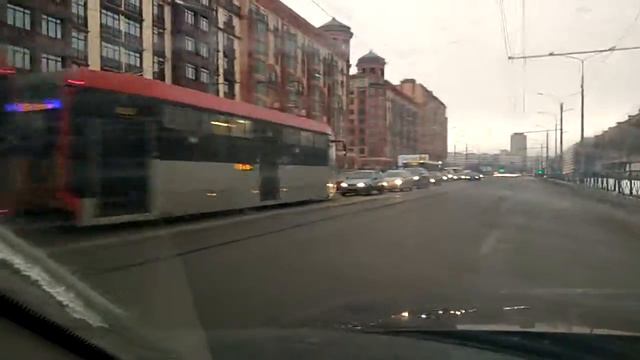 Пробка на Наличной ул. после открытия ЗСД смотреть онлайн