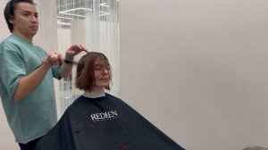Стрижка КАРЕ Самая Простая техника Тренд 2023? смена образа! Длинные волосы в короткие.