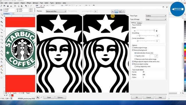 Convert JPG File To Vector In CorelDraw | Bas 1 Click Me JPG Image Ko Vector Me Badle - Hindi смотреть онлайн
