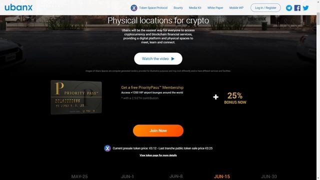 Ubanx - Новая платформа обмена криптовалют и локации для криптосообщества!