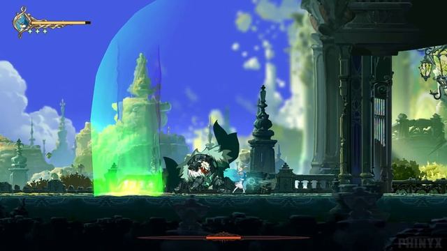 Glimmer in Mirror - All Bosses  True Ending  Metroidvania