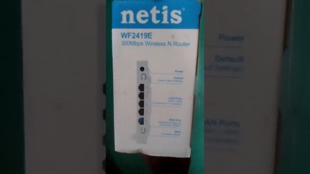 netis Router model No.WF2419E