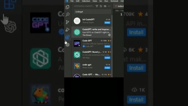 Using chatGPT in VScode! #chatgpt #vscode #coding #programmer #tipandtricks #pctipsandtricks #pc