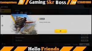 Guest id ko facebook id kaise banaye | free fire guest account log into facebook | gaming skr boss