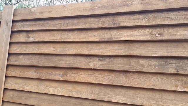 Своми руками, забор из планкена сосна, смотреть онлайн