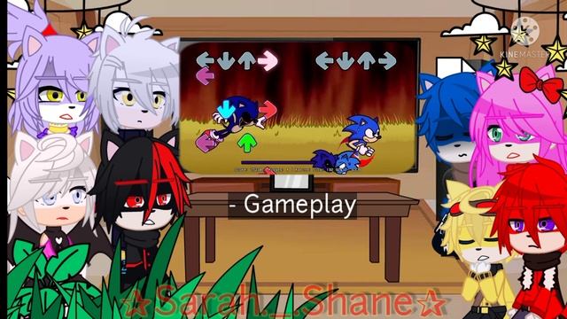 Sonic Characters React To Confronting Yourself | Sonic Vs. Sonic.Exe | Made by: ✰Sarah._.Shane✰ смотреть онлайн