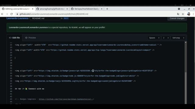 Tutorial personalizando o seu perfil no Github (Readme) смотреть онлайн