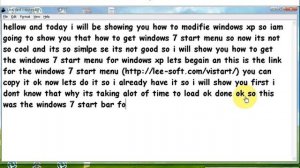 How to get  windows 7 start menu bar for windows xp!