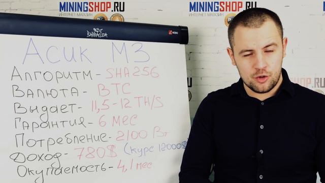 Antminer M3. Доходность и окупаемость Асика М3