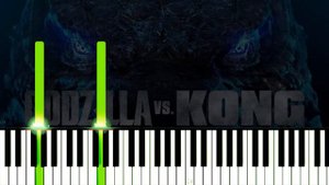 NEW GODZILLA THEME | Godzilla vs Kong - EASY Piano Tutorial