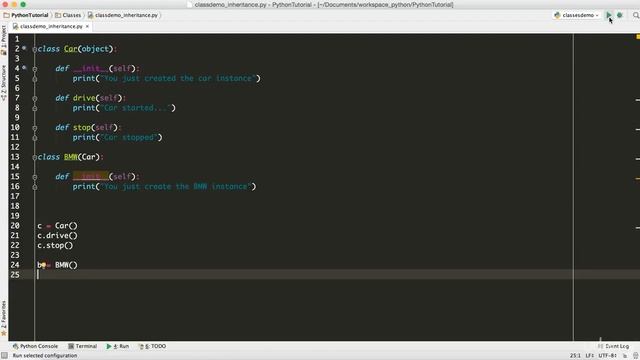 Inheritance - Learn Python 3 Lesson 43 смотреть онлайн