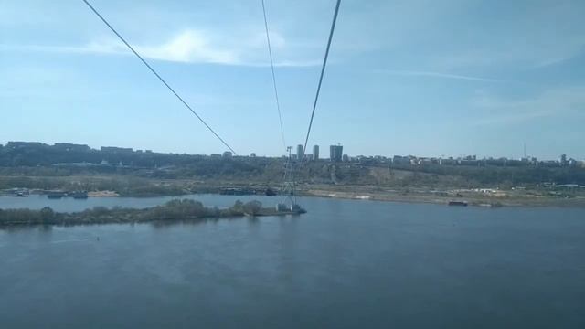 Канатная дорога Бор-Нижний Новгород (полный маршрут) смотреть онлайн