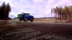 Работа на Газ 53 - самосвале.