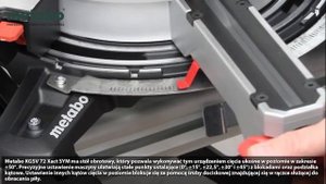 TEST UKOŚNICY METABO KGSV 72 XACT SYM