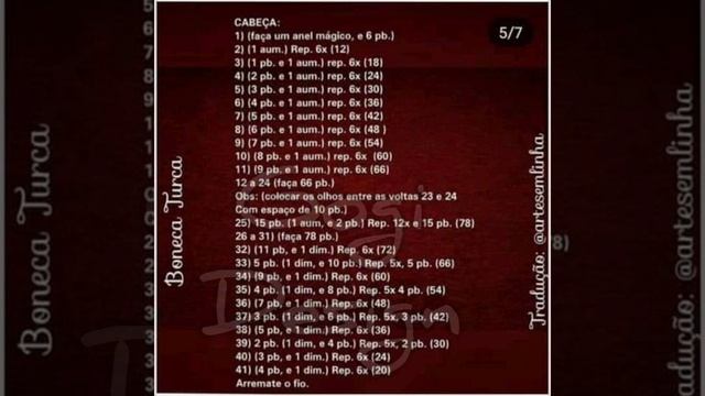 Boneca Turca. Кукла амигуруми вязание. Qógirchoq toqiw смотреть онлайн